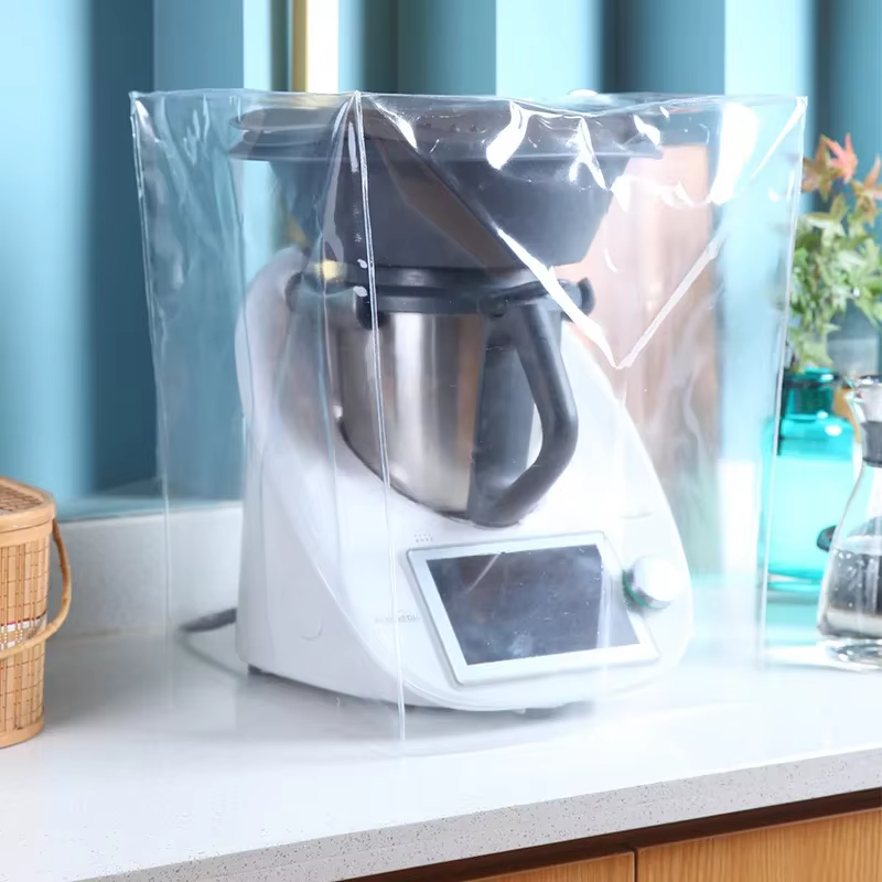 Couvercle anti-poussière Transparent pour fumée grasse, housse de protection tridimensionnelle pour Machine Thermomix TM5/TM6, Robot de cuisine