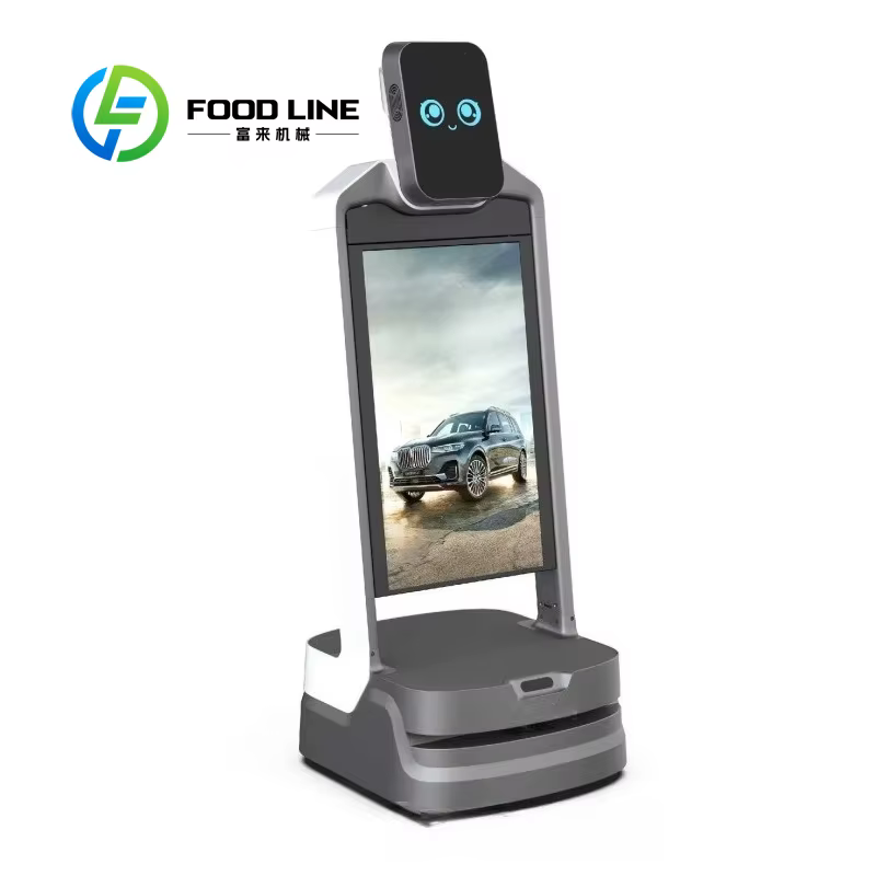Robot de livraison IA personnalisé, serveur commercial pour restaurant, café, machine de service alimentaire autonome, machine de restauration