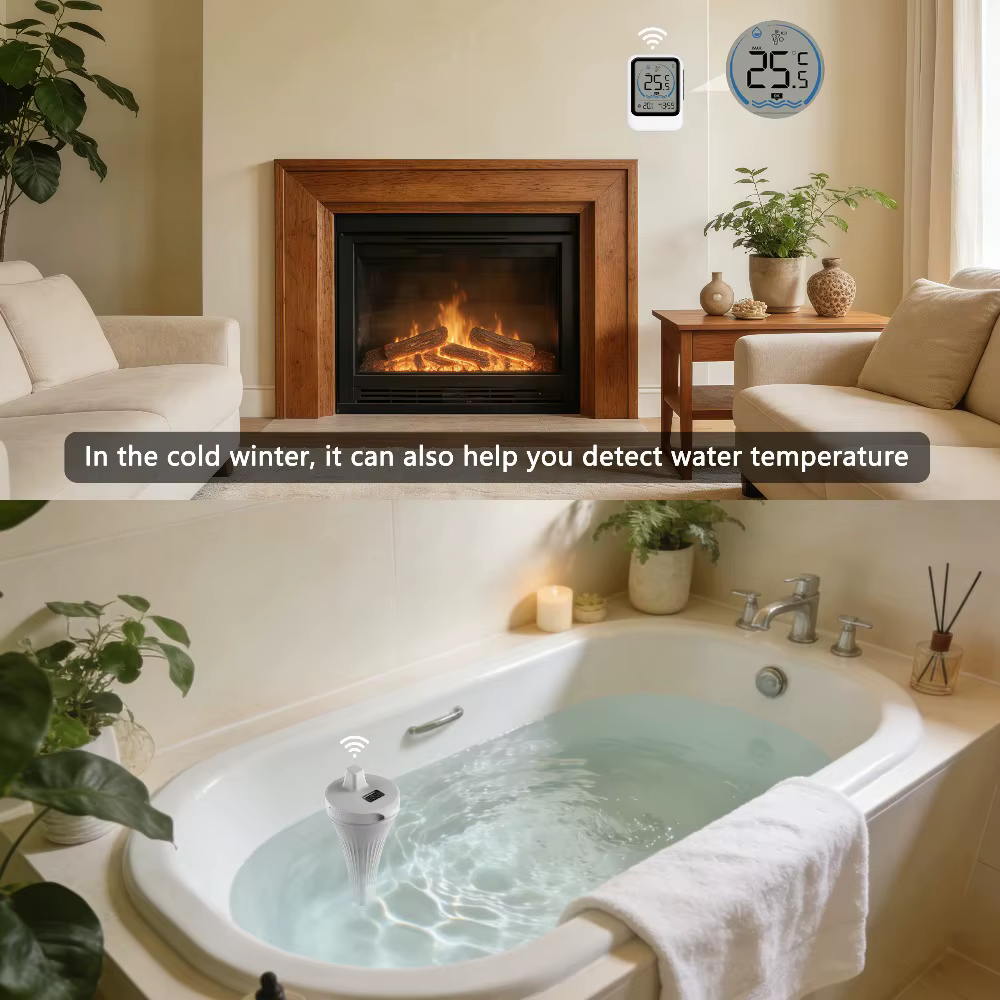 Thermomètre de piscine avec capteur de température pour piscine