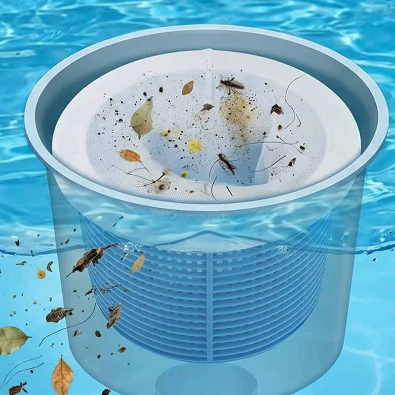 Chaussettes filtrantes anti-poussière pour skimmer de piscine