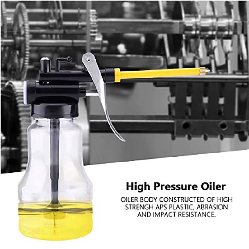 Huileur pour graisser des bidons d'huile transparents, pompe haute pression, huile lubrifiante, Machine en plastique, pistolet à graisse de 250ml
