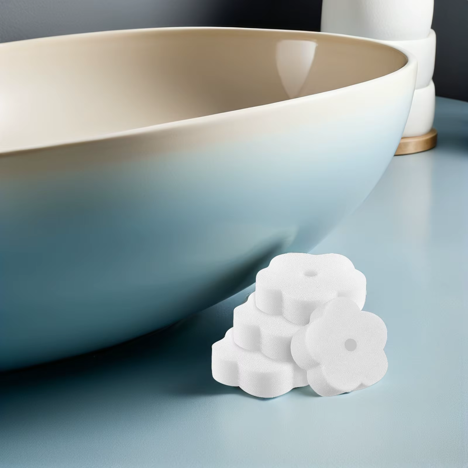 Éponge filtrante flottante pour piscine