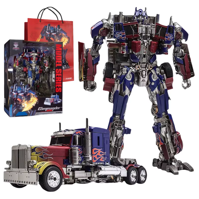 Transformation Robot film grande taille 30CM alliage Optimus Prime figurine Collection modèle jouets en boîte