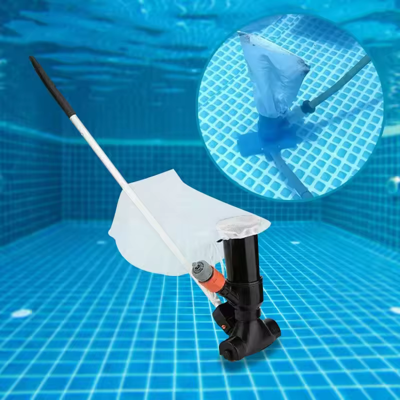 Kit de nettoyage de piscine : Épuisette et outil