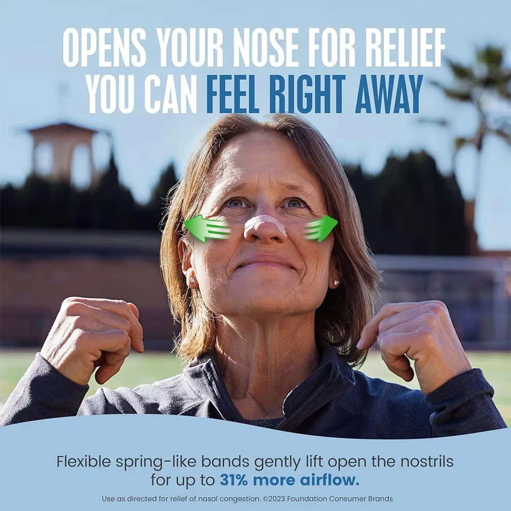 30/60/90 Bandes nasales anti-ronflement pour une meilleure inhalation d'air et une meilleure qualité de sommeil