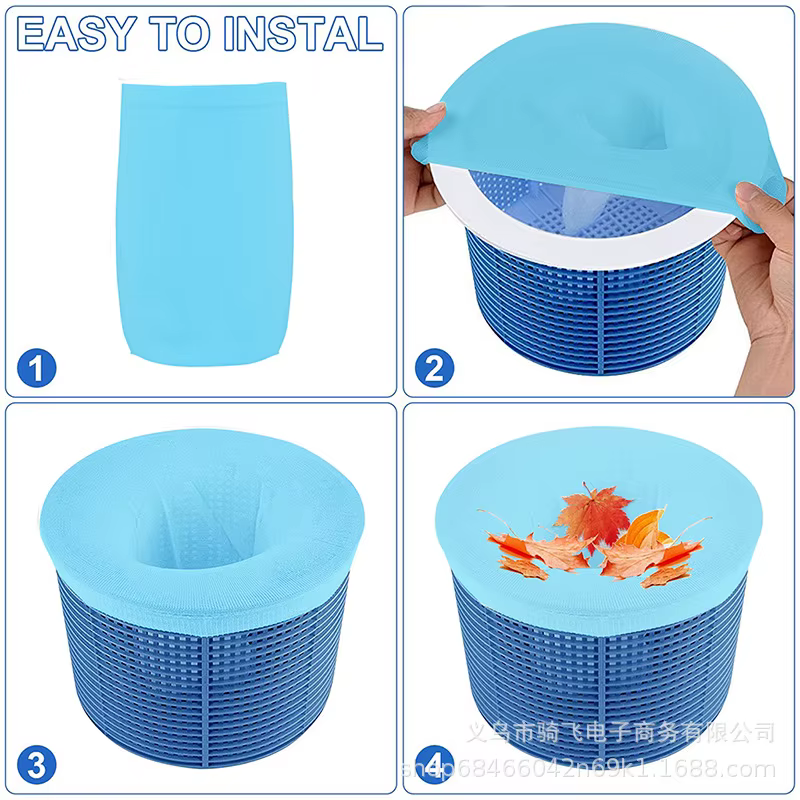 Chaussettes d'écumoire de piscine