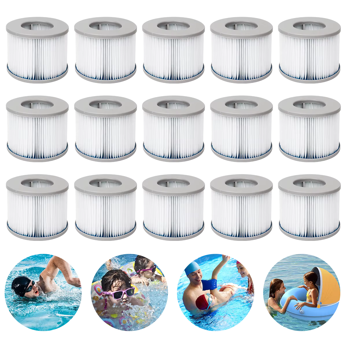 Kit de remplacement de cartouche filtrante pour spa gonflable MSPA