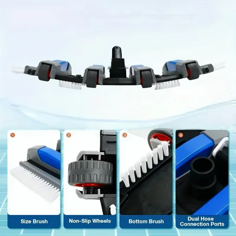 Tête d'aspirateur pour piscine de 17
