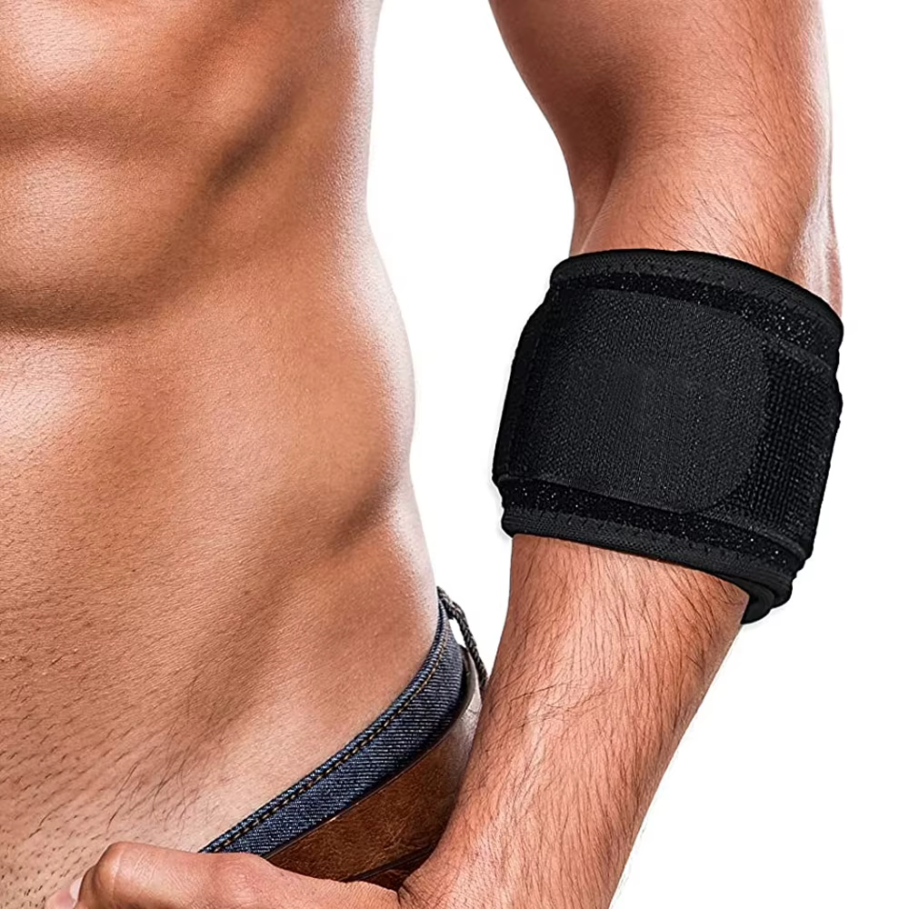 Attelle de coude de tennis pour soulager la tension de l'avant-bras, sangles de bras de soutien du coude, coussinet de compression, bandes de pression pour les fentes de tendinite