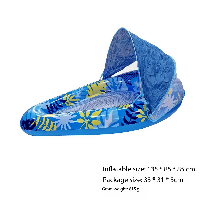 Canapé gonflable flottant pour piscine avec dossier en maille