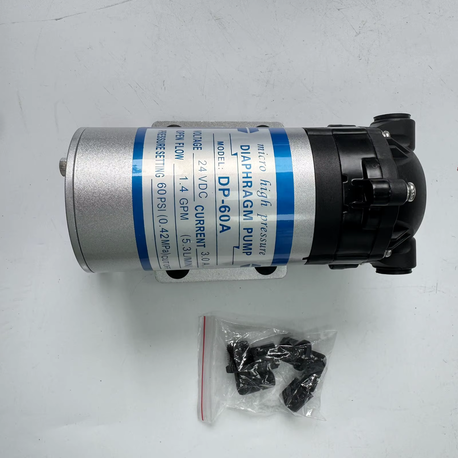 Micro pompe à membrane haute pression DP60A 12V 24V 5L/min 60PSI 5m