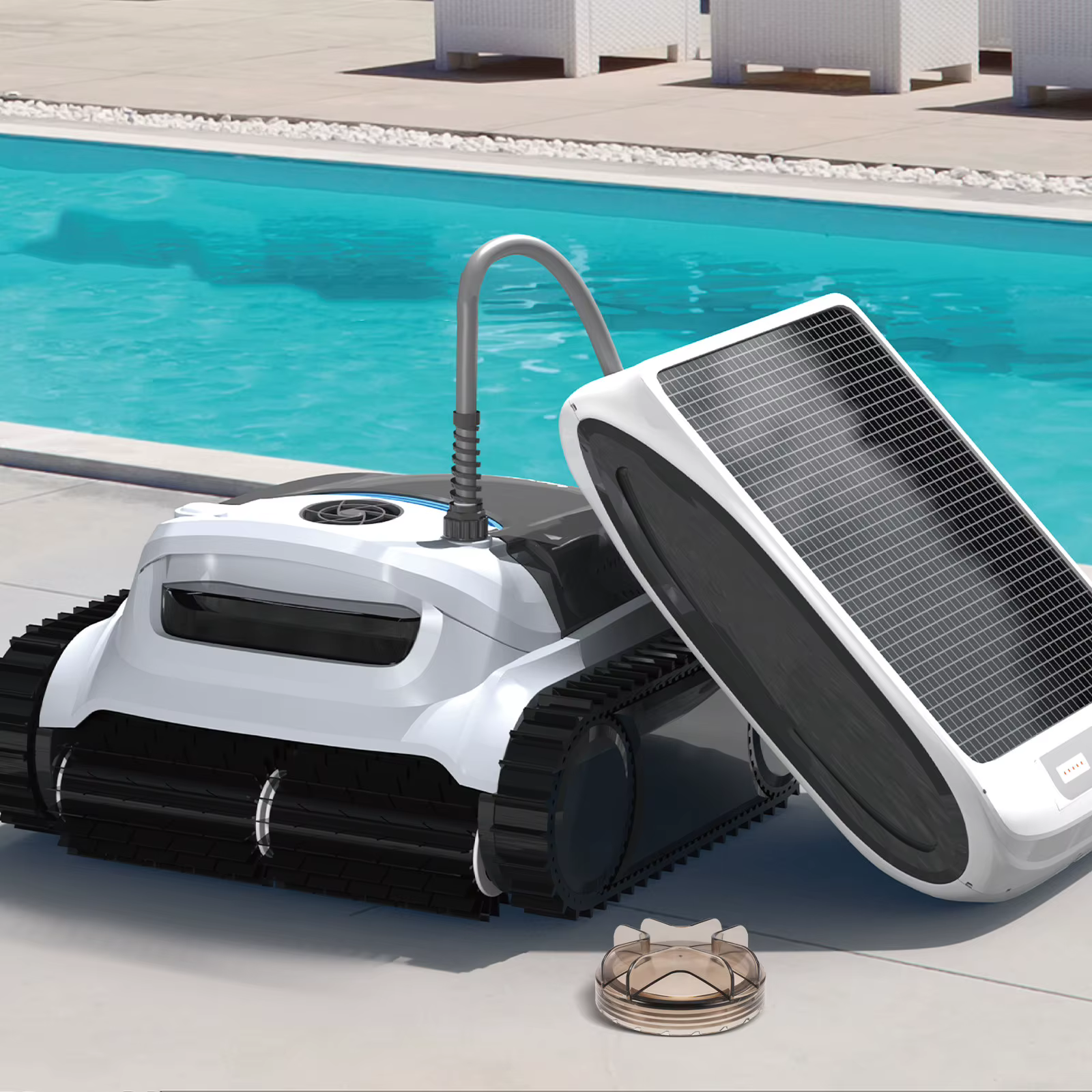 Couvercle de pompe de piscine