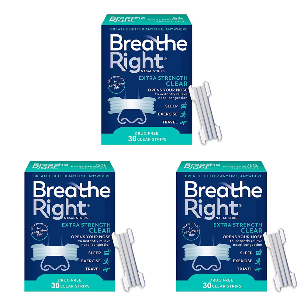 30/60/90 Bandes nasales anti-ronflement pour une meilleure inhalation d'air et une meilleure qualité de sommeil