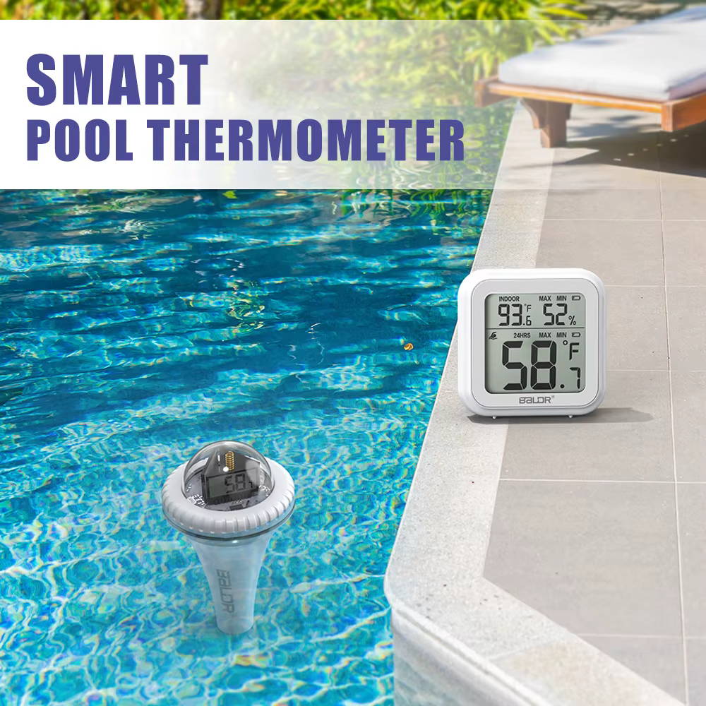 Thermomètre numérique pour piscine