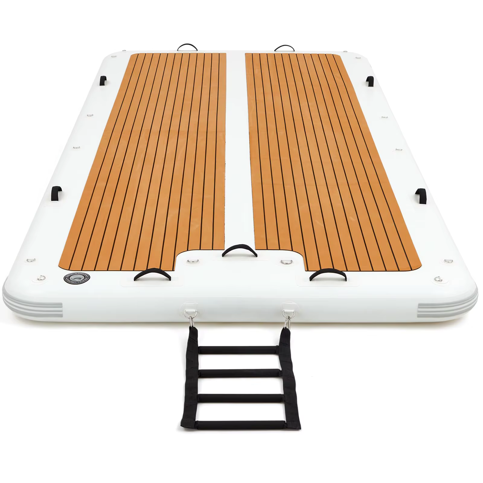Dock flottant gonflable à Grain de bois