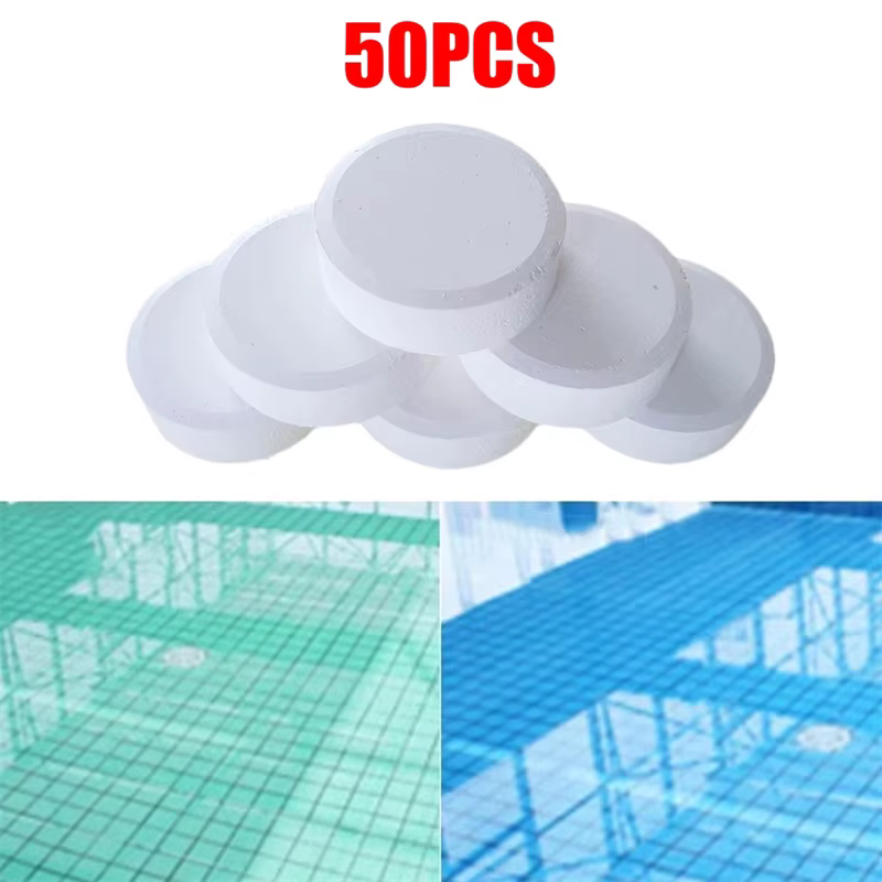 Bouteille de 50 tablettes pour livres de piscine
