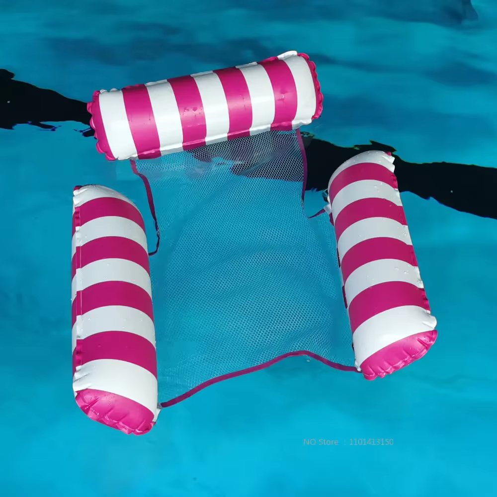 Hamac d'eau inclinable gonflable flottant