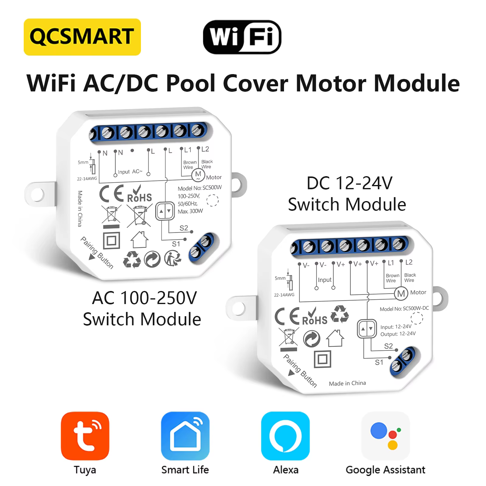 Tuya Smart Life – couvercle de piscine WiFi