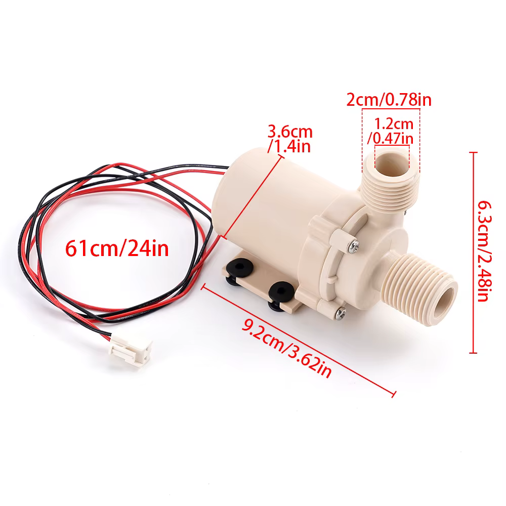 Pompe à eau solaire DC 12V/24V 5M