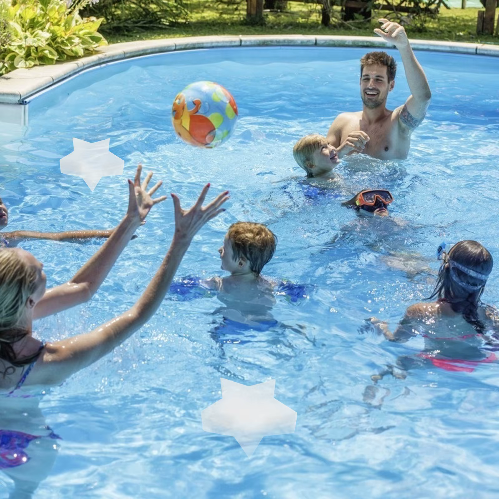Lot de 8 éponges absorbantes pour piscine
