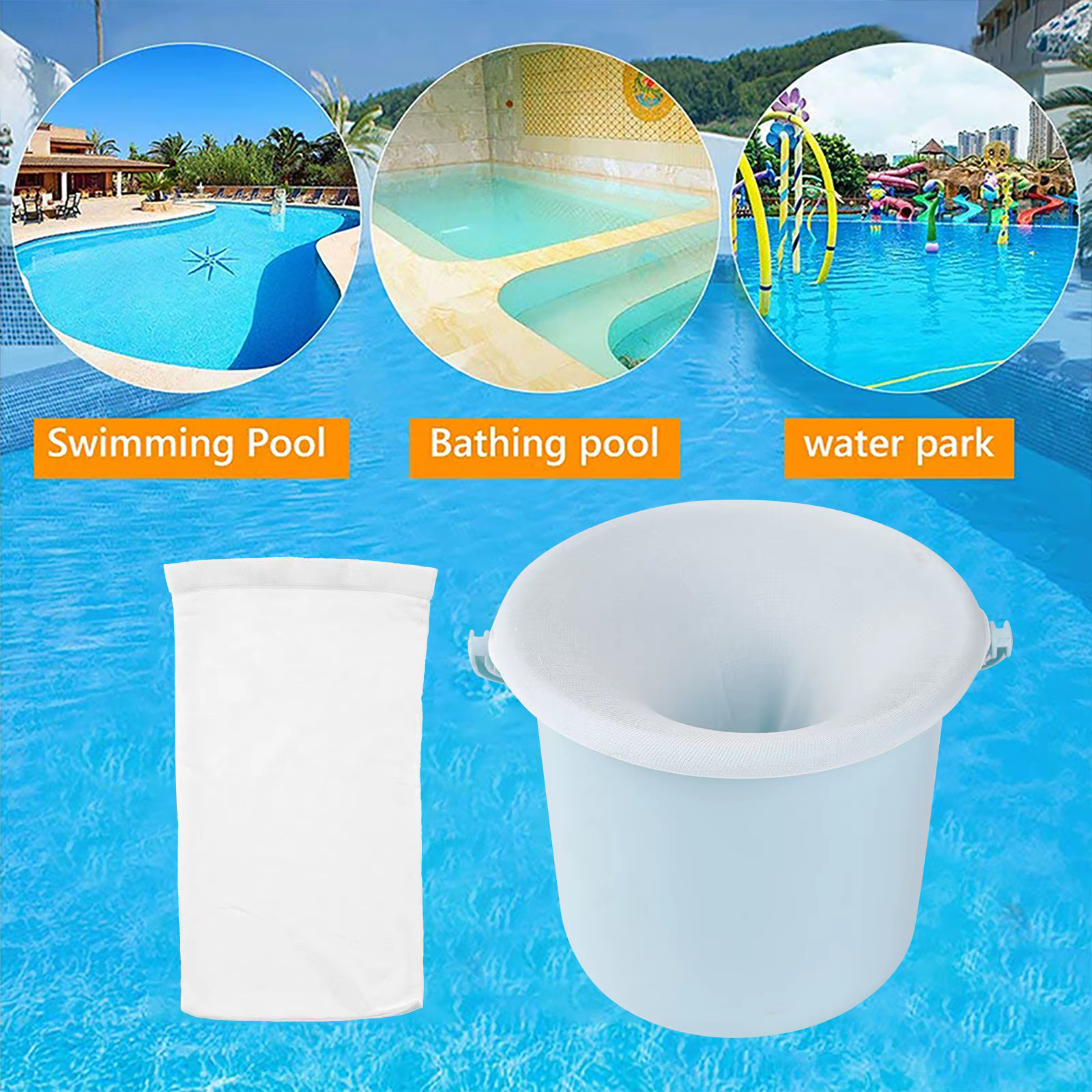 Paniers d'écumoire de piscine