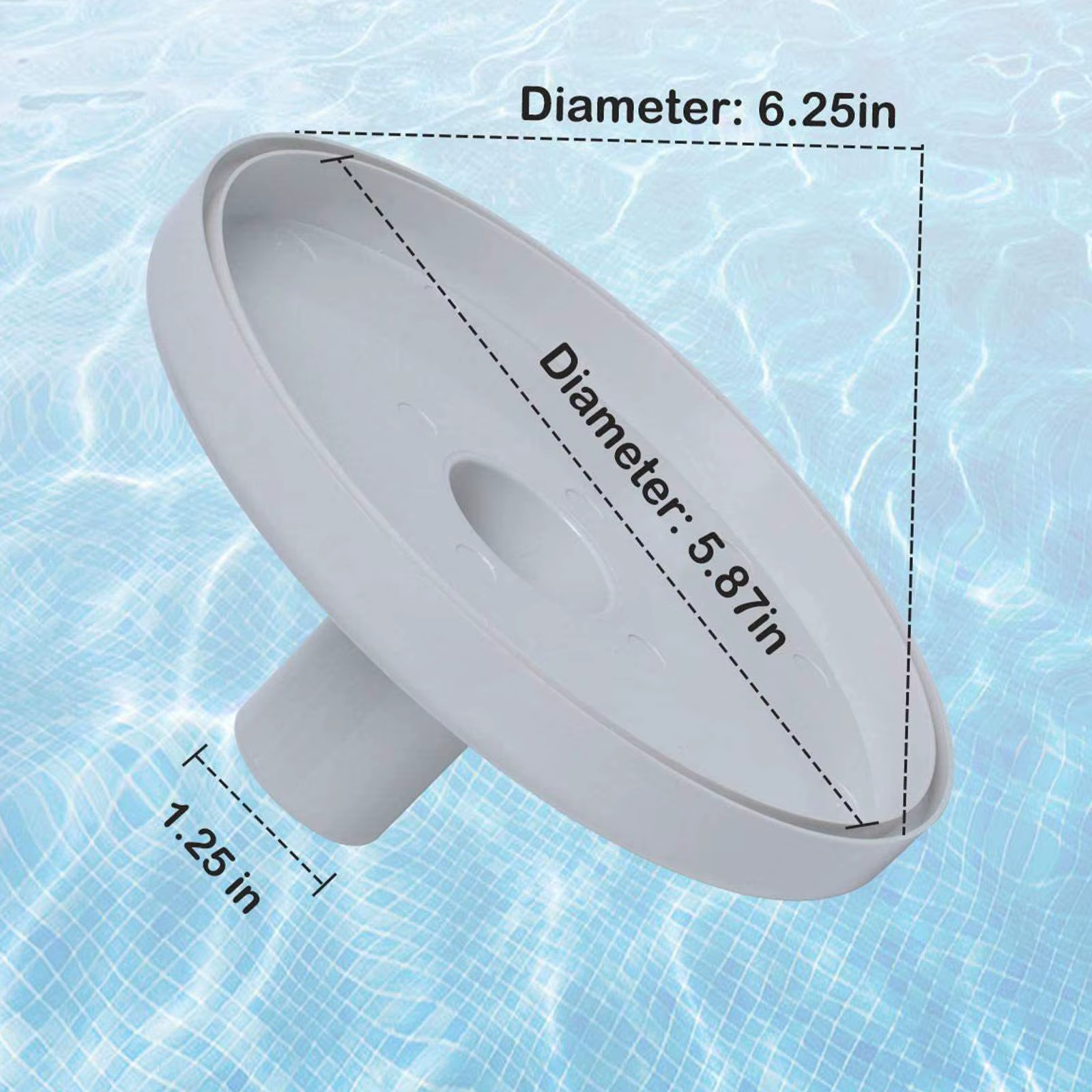 Plaque d'aspirateur d'écumoire de piscine