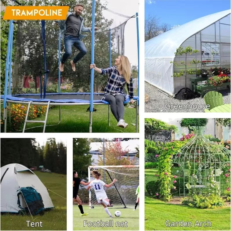 Piquets à vent en U robustes 2026 en acier galvanisé – Ancrages au sol pour trampoline