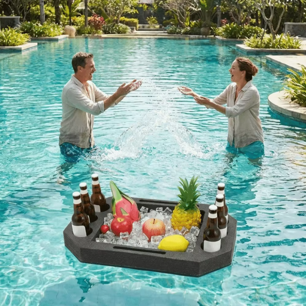 Support flottant multifonctionnel pour boissons