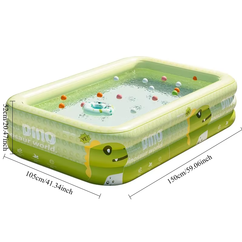 Piscine gonflable familiale pour enfants et adultes