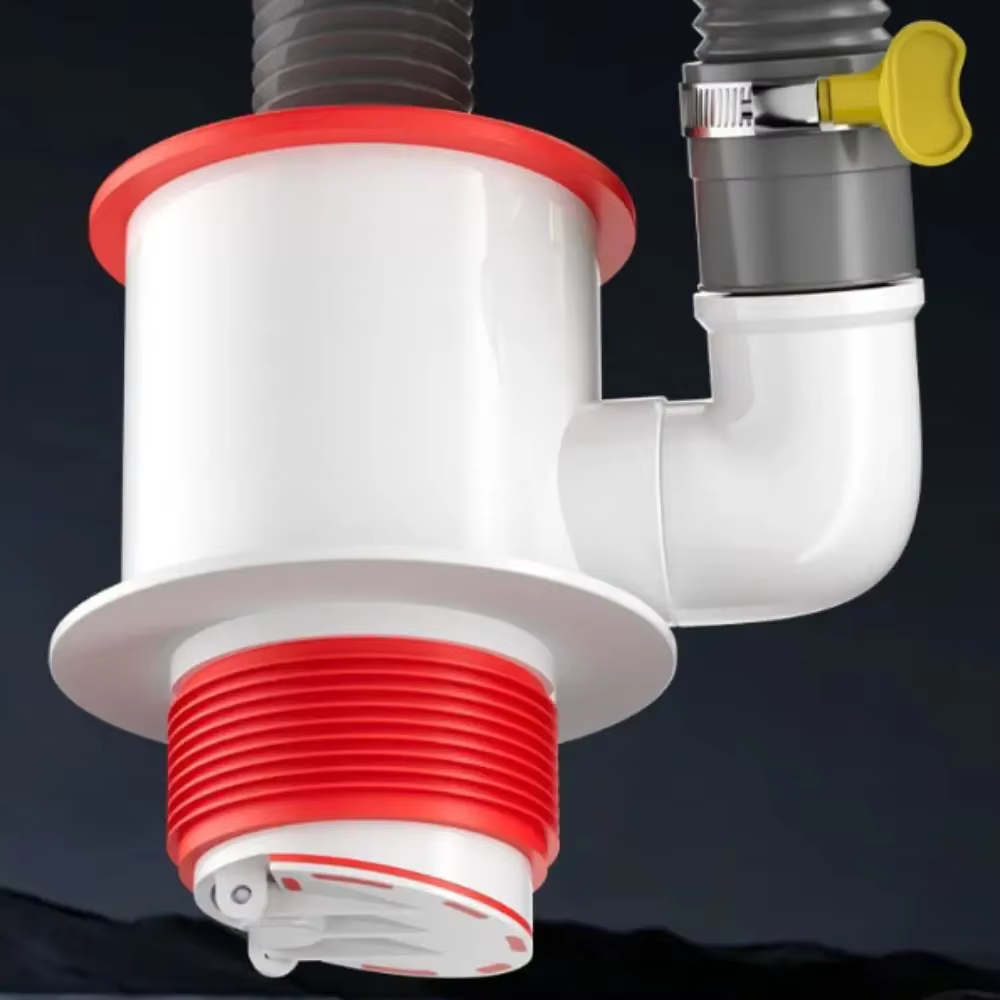 Joint de vidange de sol pour Machine à laver, connecteur de Drainage de tuyau à Double usage, adaptateur de tuyau de lave-vaisselle, outil de piège à broyeur à trois voies
