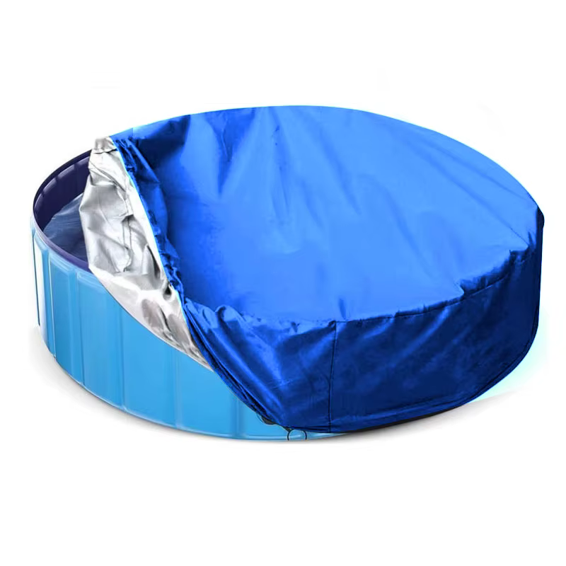 Couverture de piscine ronde pour cour extérieure