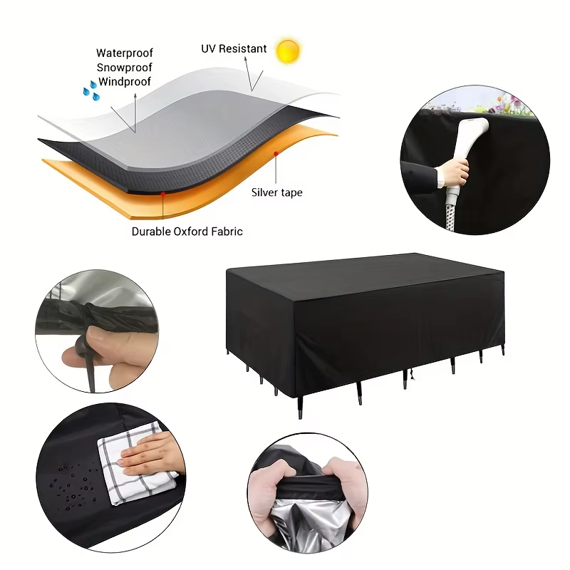 Housse de protection pour meubles de jardin et de patio