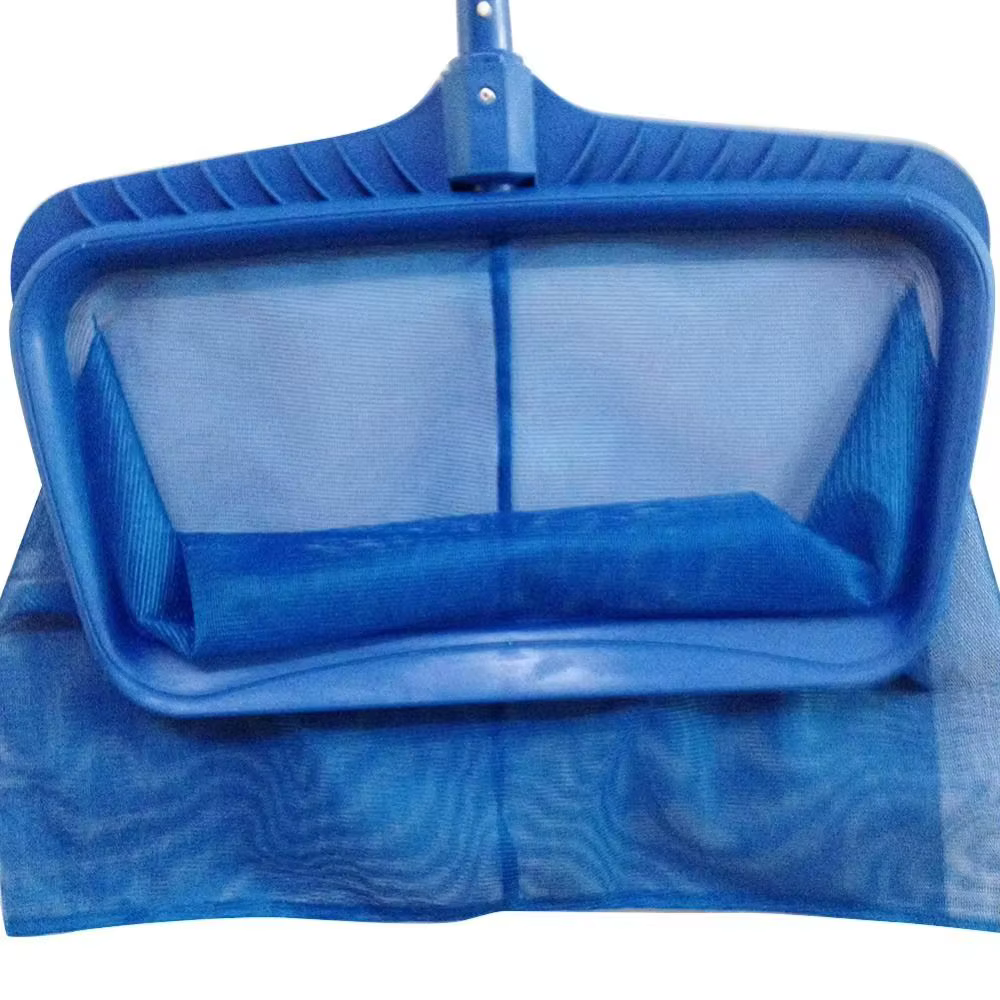 Filet d'écumoire de piscine à râteau profond à mailles fines