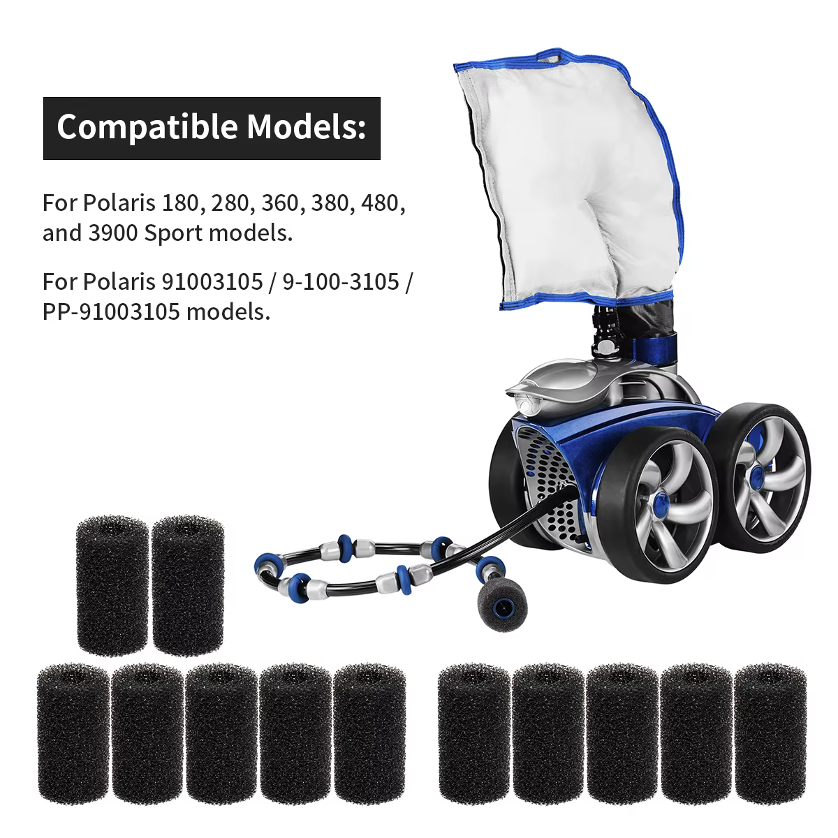 Brosse en mousse pour queue de Robot