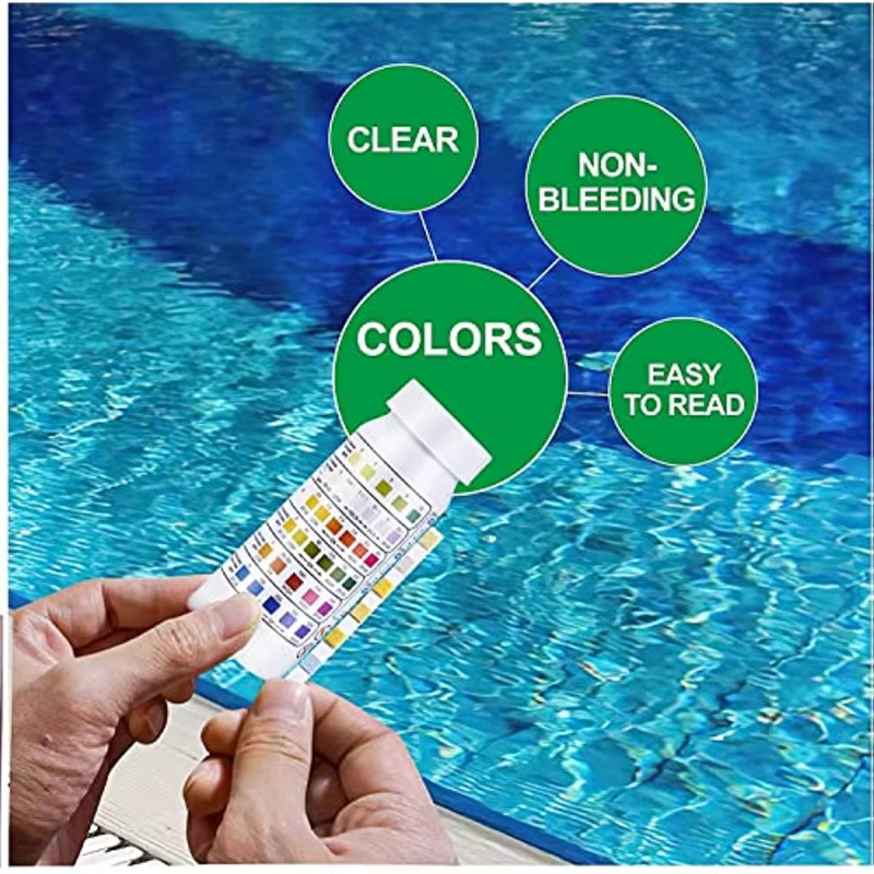 Kit de 50 bandelettes de test de qualité de l'eau de piscine