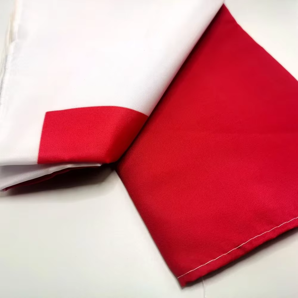 Drapeau national Pologne Eagle 90x150cm - Blanc et rouge, polyester de qualité supérieure, idéal pour la décoration extérieure, les événements de l'UE et les présentoirs patriotiques