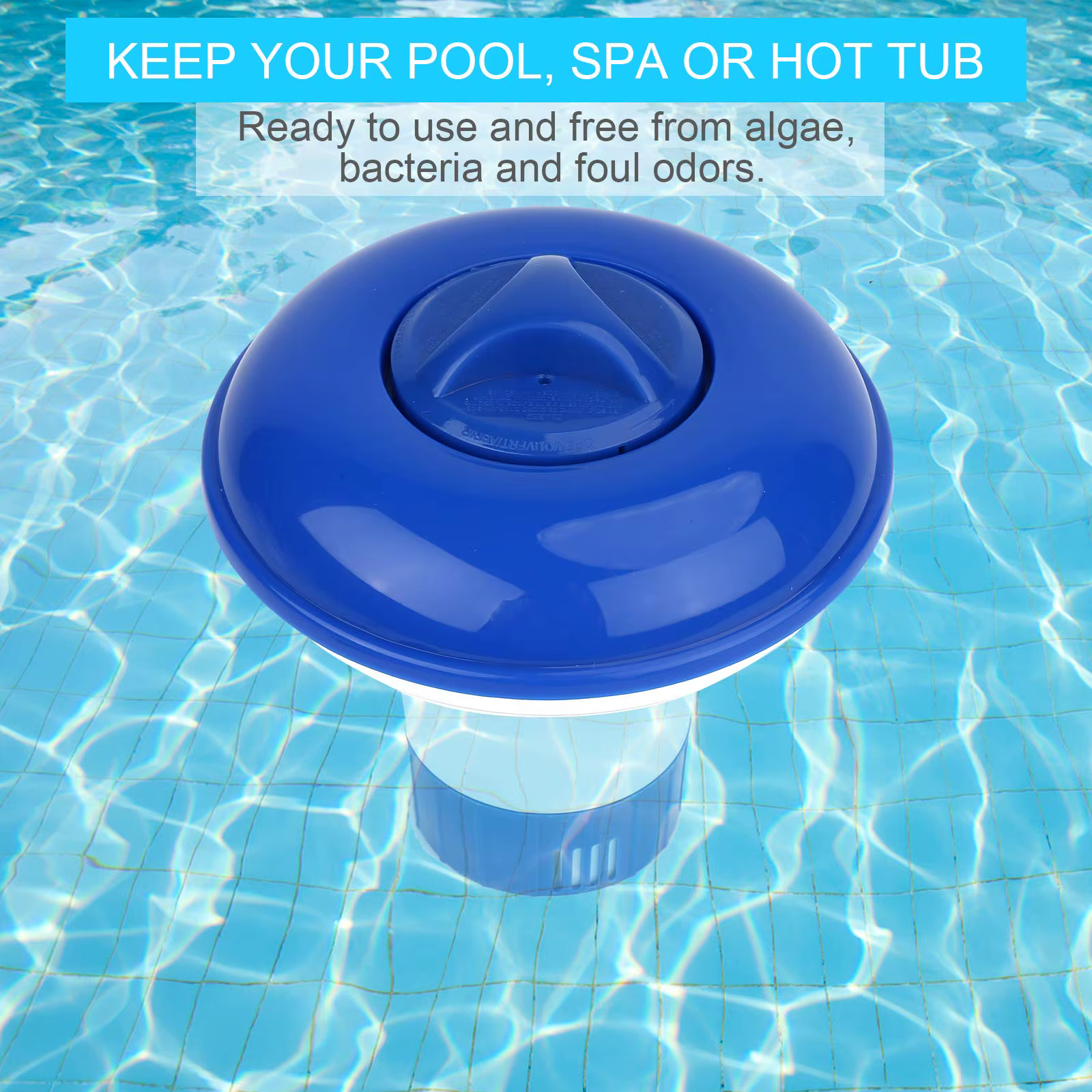 Flotteur chimique pour piscine flottante