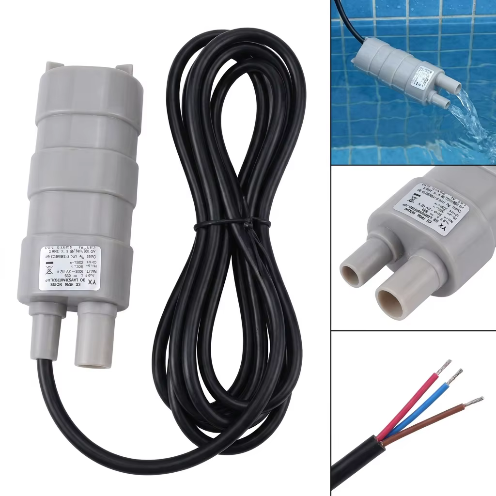 Pompe submersible 12V DC 600L/H à haut débit