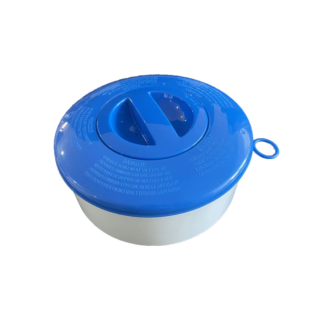 Flotteur à chlore pour piscine adapté à 3 tables de 7 diamètres - Stérilisateur automatique pour pastilles