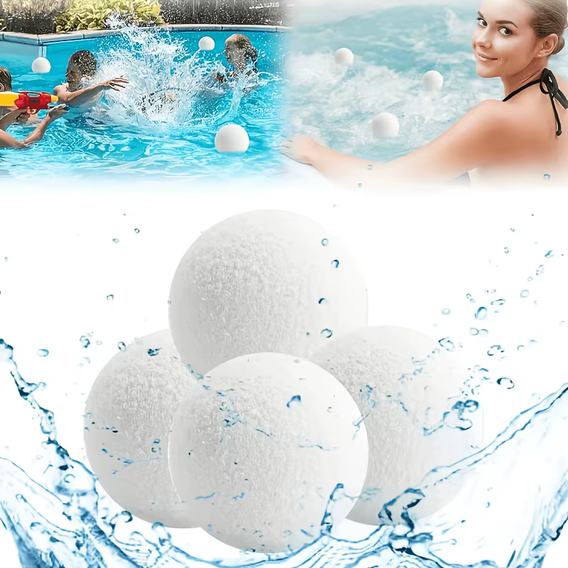 8 boules de nettoyage pour piscine