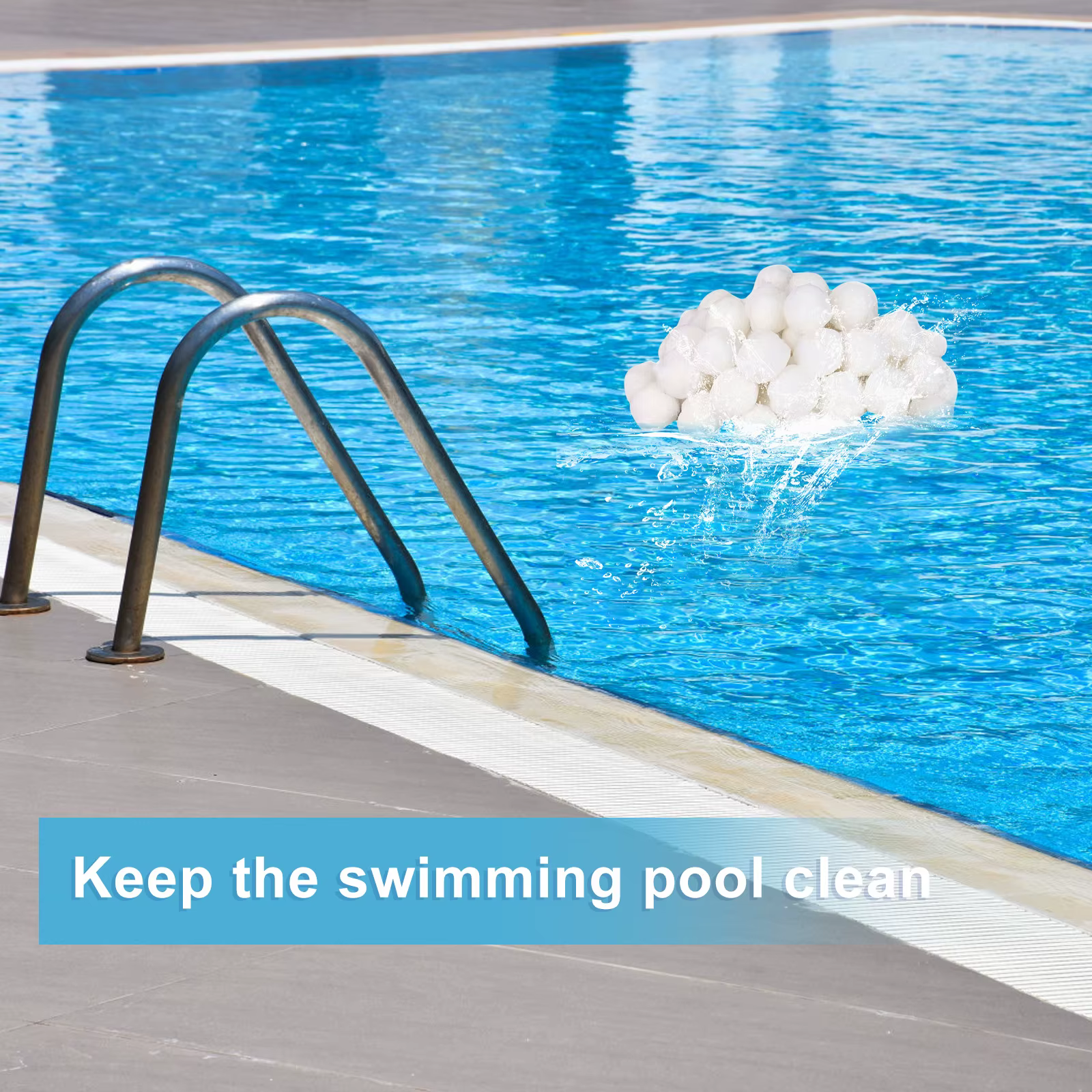 Boules de nettoyage de piscine en Fiber de Purification d'eau