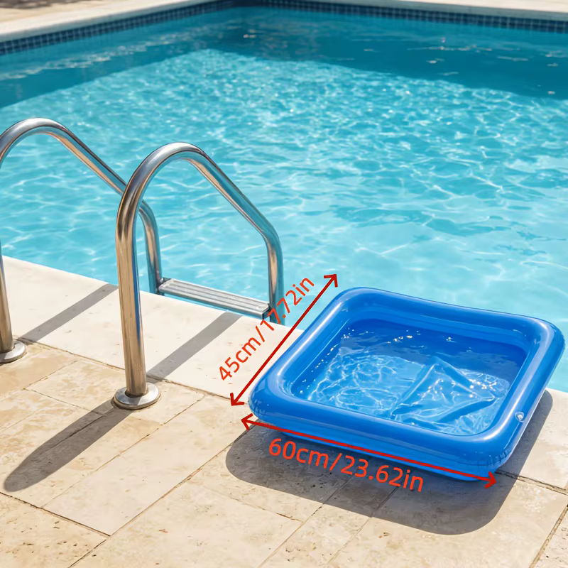 Baignoire de nettoyage de piscine pliable et portable