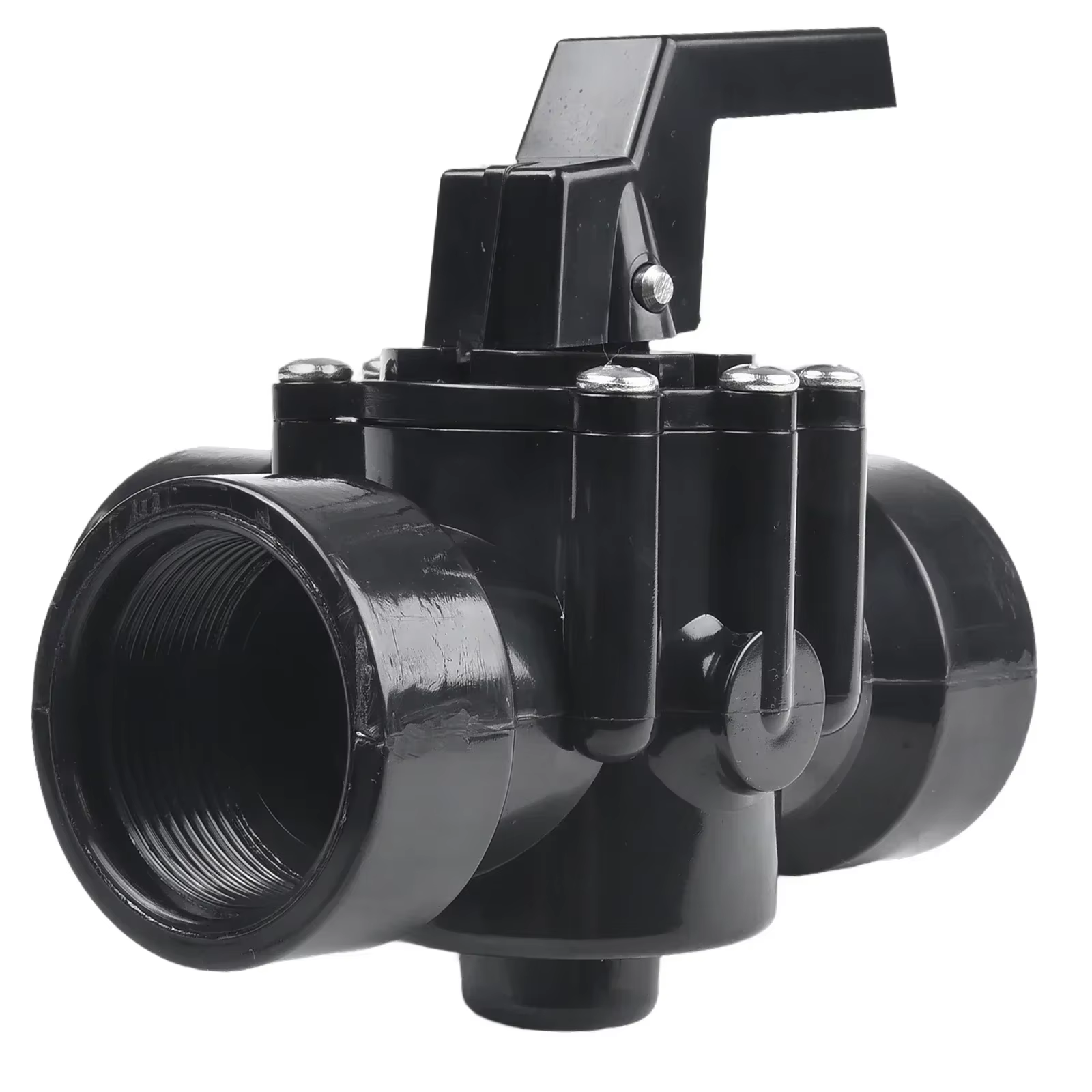 Raccord de tuyau de piscine, contrôle de Valve de piscine à 3 voies, déviation du débit d'eau, mélange de sortie barbelée droite, débit d'eau efficace
