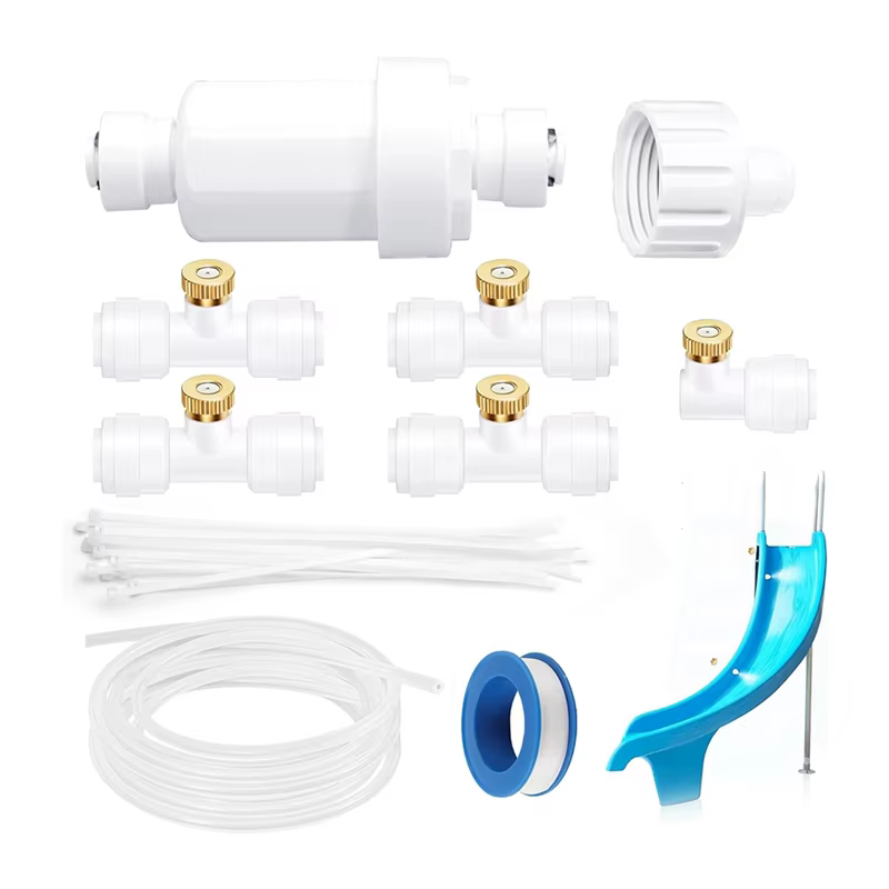 Kit de tubes d'eau A69 avec pulvérisations coulissantes pour piscine