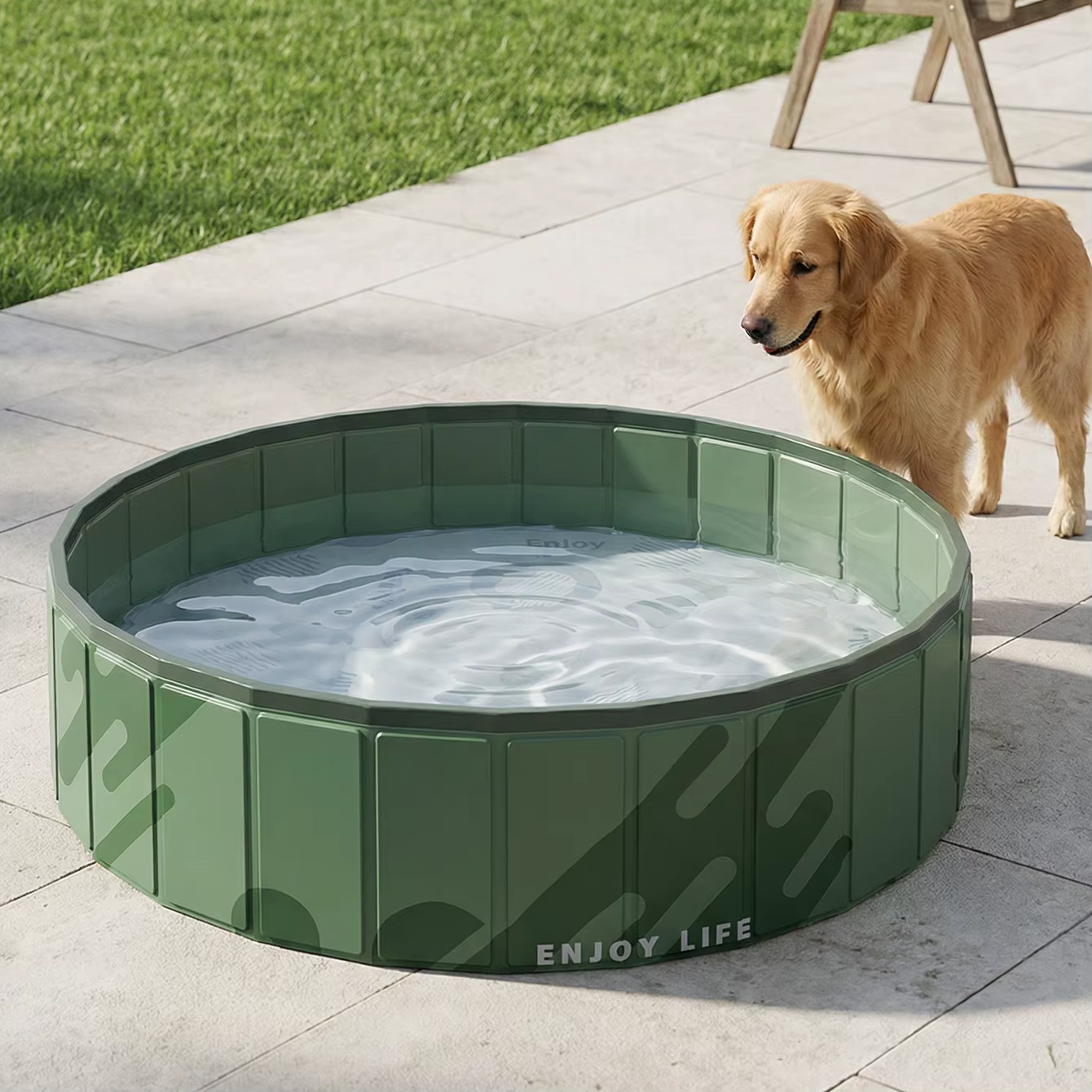 Piscine pliable portable 1 pièce