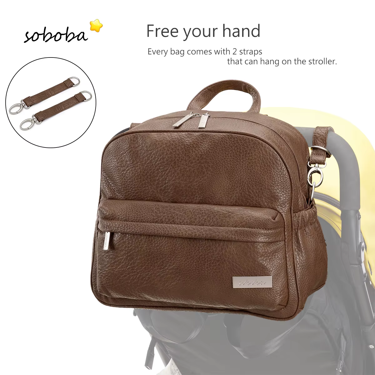 Sac à Couches Imperméable et observateur pour Nouveau-Né, Sacoche à Dos Portable pour Maman, pour Sortie Rapide, Proxy