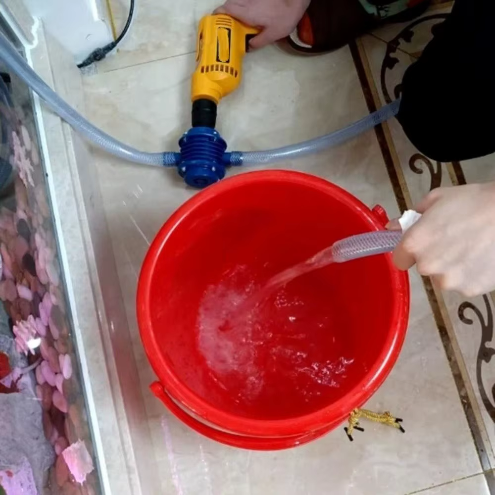 Petite pompe électrique auto-amorçante à tige ronde pour transfert de liquides