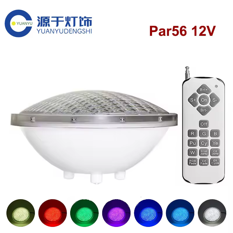 Lampe LED submersible PAR56 pour piscine extérieure