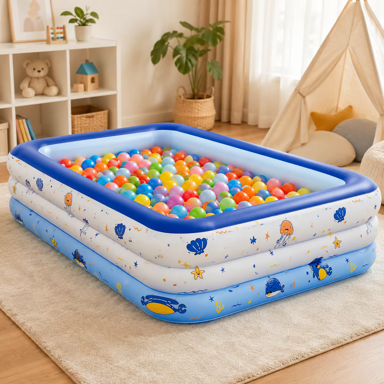 Piscine gonflable familiale de grande taille pour adultes