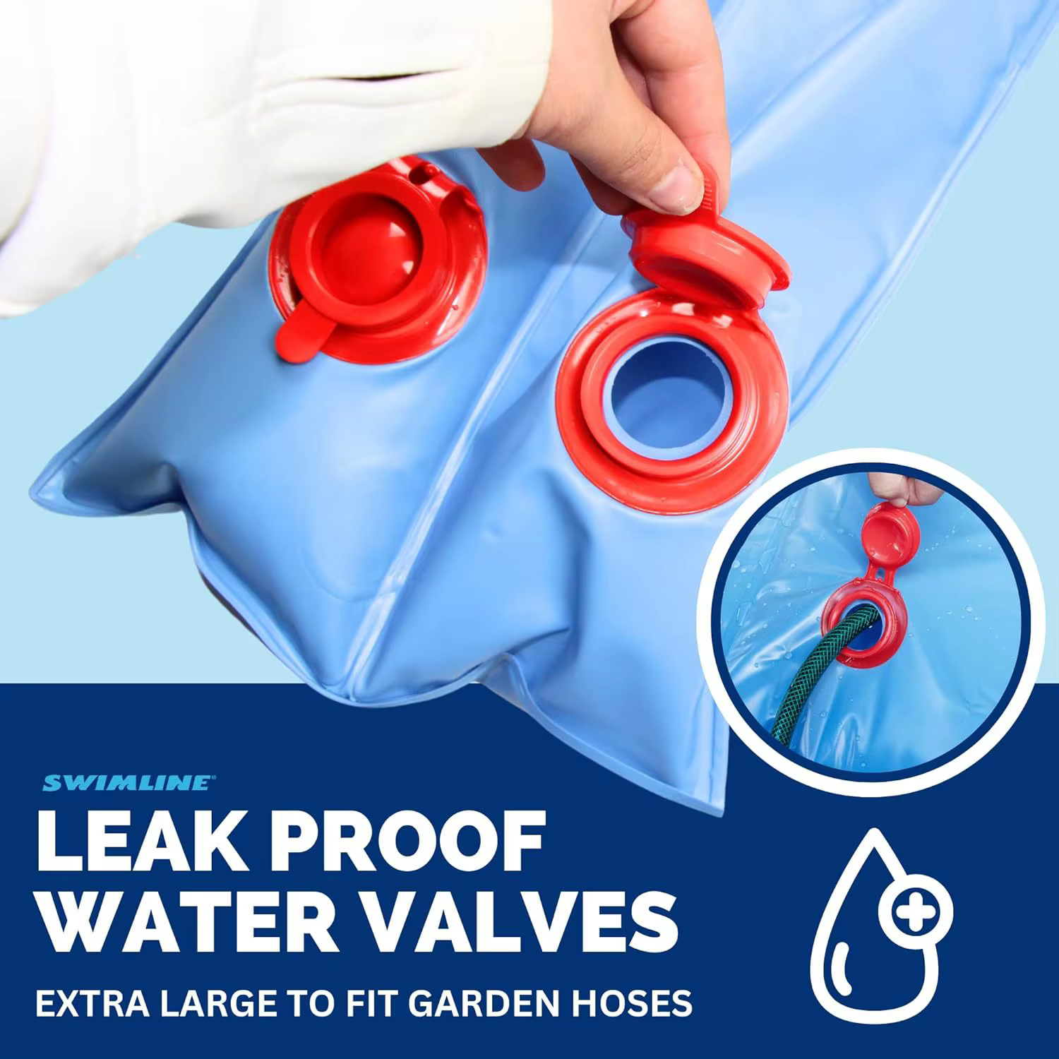 Tuyau d'eau double Nucleopool épais en PVC
